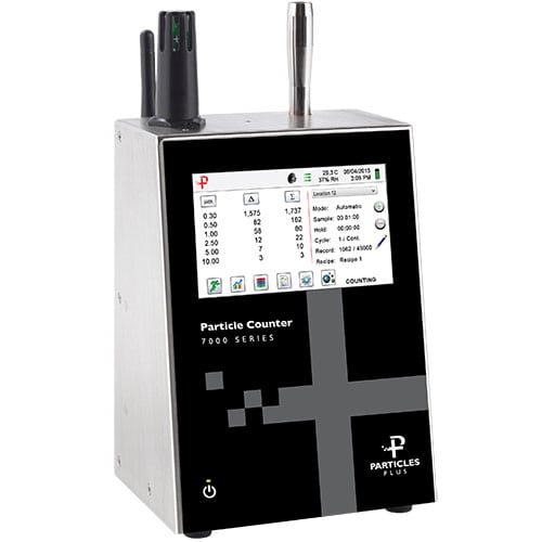 particles plus 7301 remote particle counter