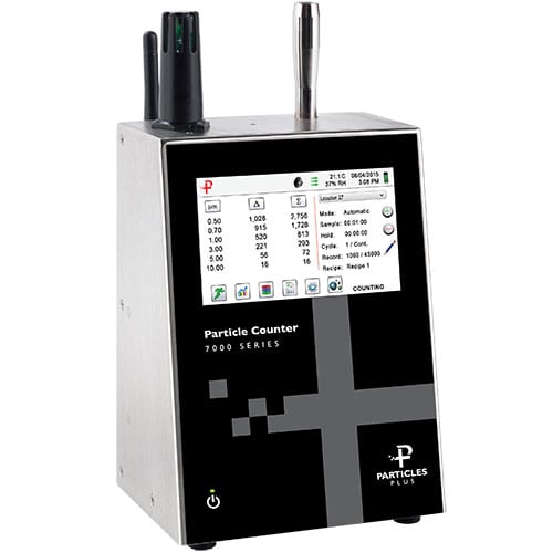 particles plus 7501 remote particle counter