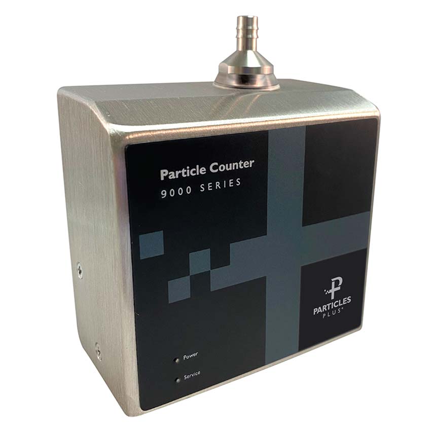 Particles Plus 9000 series remote particle counter