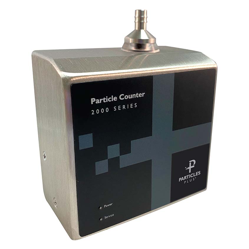 particles plus 2000 series remote particle counter