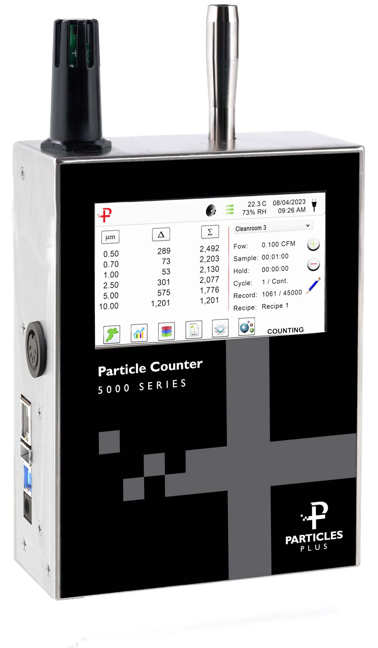 5501P Remote Particle Counter - Particles Plus